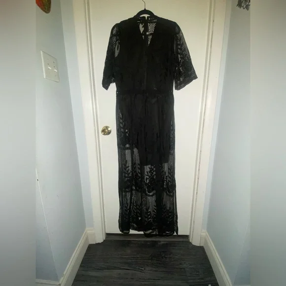 FOR MI | Women/Junior Large | Black | Lace | Boho | Casual | Portraits | NWT - Picture 10 of 16